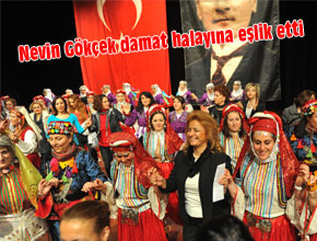 Nevin Gökçek, damat halayına eşilk etti