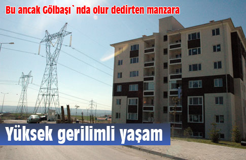 Bu ancak Gölbaşında olur dedirten manzara