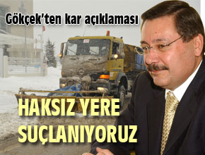 Gökçekten kar açıklaması