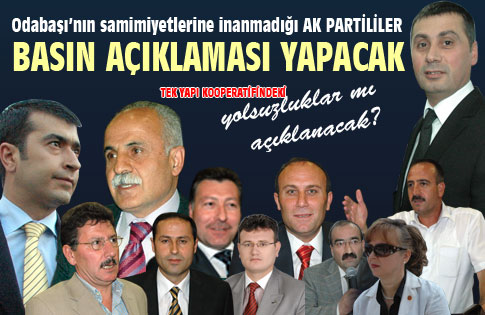Ak Partililer basın açıklaması yapacak