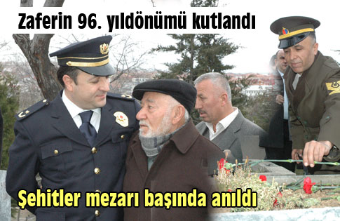 Şehitler mezarı başında anıldı