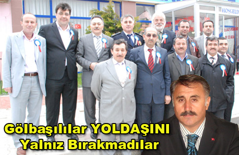 Gölbaşılılar YOLDAŞINI Yalnız Bırakmadı