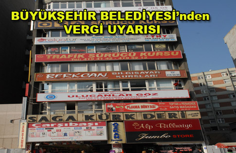Büyükşehir Belediyesinden Vergi Uyarısı