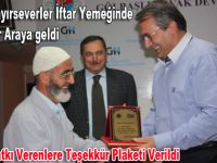 Hayır saverler İftar yemeğinde buluştu