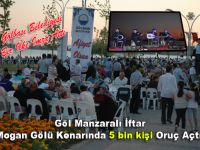 Göl manzaralı iftar