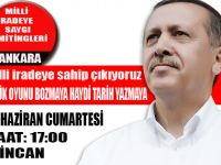 AK PARTİ MİLLİ İRADEYE SAYGI MİTİNGLERİNE SİNCANDAN BAŞLIYOR