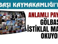 Gölbaşı Kaymakamlığı'ndan duygulandıran paylaşım