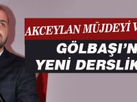 Selim Akceylan'dan Gölbaşı'na müjde