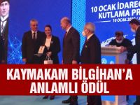 Kaymakam Tülay Baydar Bilgihan'a önemli ödül