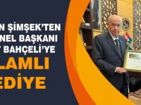 Başkan Şimşek'ten, Genel Başkan Bahceli'ye anlamlı hediye