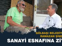 Şimşek'ten Sanayi esnafına ziyaret