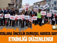 'Yayalara öncelik duruşu, hayata saygı duruşu' kampanyası Gölbaşı’nda düzenlendi
