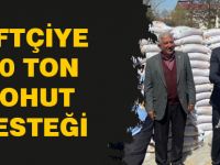 Çiftçiye 40 ton nohut