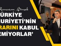 Başkan Şimşek ;'Bu ülkede yapılmış olan hizmetleri kabullenemiyorlar'