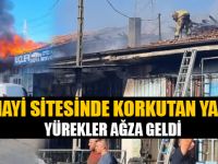Gölbaşı Sanayi Sitesinde korkutan yangın