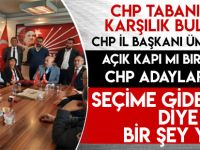 CHP İl Başkanı Ümit Erkol açık kapı mı bıraktı?