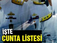 İşte cunta listesi