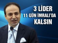 Baydemir: 3 lider 11 gün İmralıda kalsın