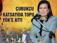 Çubukçu katsayıda topu YÖKe attı