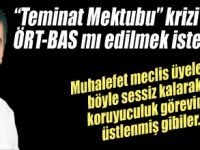 Bir şeyler ört-bas mı edilmek isteniyor?