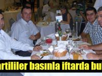 AKPliler basınla iftarda buluştu