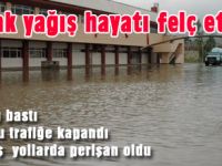 Aşırı yağış hayatı felç etti