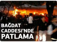 Bağdat caddesinde bulunan bir cafede patlama meydana geldi