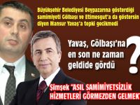 Şimşekten Mansur Yavaşa tepki