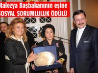 MALEZYA BAŞBAKANININ EŞİNE, SOSYAL SORUMLULUK ÖDÜLÜ